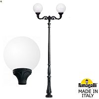 Парковый фонарь FUMAGALLI TABOR ADAM/GLOBE 400 2L черный, бежевый G40.205.M20.AYE27