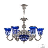Люстра Bohemia Ivele Crystal 72203P/6/175 Ni P2 U Clear-Blue/H-1I