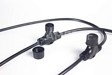 Шина Teamprof TPF-SC2/50-40-B, 2 pin, Т-коннектор, 50 м, 40 разъемов, чёрный