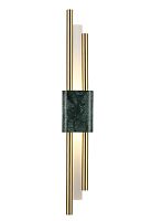 Бра Crystal Lux CARTA AP6W LED GREEN/BRASS