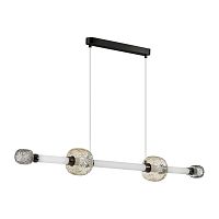 Подвес Odeon Light L-VISION ODL_EX24 23 KLIFF черный хром/белый/дымчатый/коньячный/металл/стекло/акрил LED 40W 3000K  5427/40L