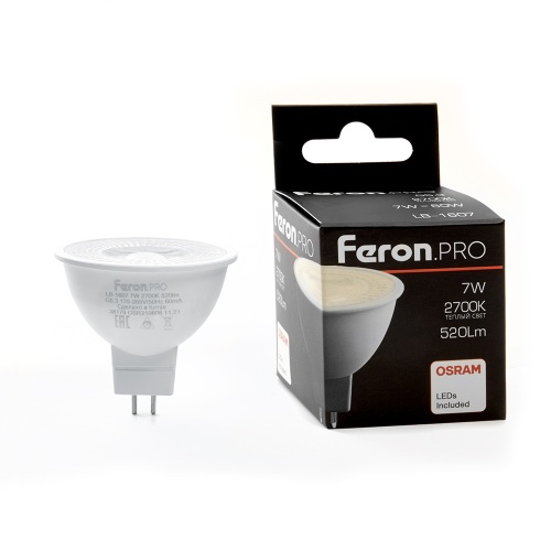 Лампа светодиодная Feron 38185 G5.3 7W белый, теплый