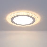 Встраиваемый светодиодный светильник DLR024 12+6W 4200K 12W