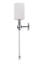 Бра Crystal Lux MIRABELLA MIRABELLA AP1 CHROME/WHITE