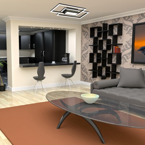 Потолочный светильник Escada 10242/3 LED*90W Black фото 7