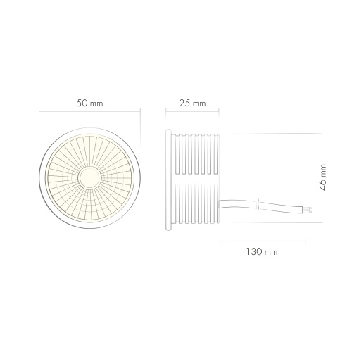Керамический светодиодный модуль Denkirs Slim Led DK3000-8W dim фото 6