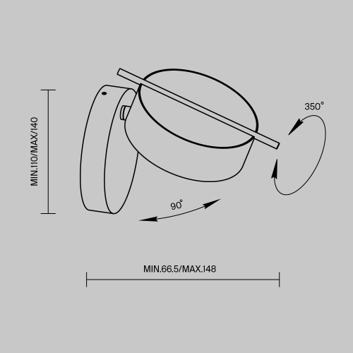 Настенный светильник (бра) Maytoni Nuance MOD180WL-L4W3K1 фото 9