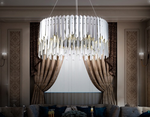 Подвесная люстра с хрусталем Ambrella TRADITIONAL TR TR5285 фото 3