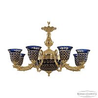 Люстра Bohemia Ivele Crystal Florence 71212P/8/210 G P2 U Amber-Blue/H-1J