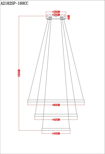 Люстра подвесная Arte Lamp Orione A2182SP-160CC фото 13