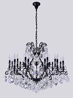 Люстра MAGNIFICO SP19 BLACK/TRANSPARENT