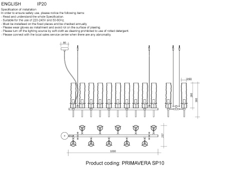 Люстра Crystal Lux PRIMAVERA PRIMAVERA SP10 CHROME фото 5