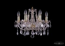 Подвесная люстра Bohemia Ivele Crystal 1413/6/141 G Leafs