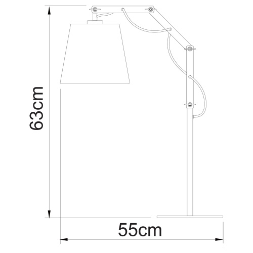 Лампа настольная Arte Lamp Pinoccio A5700LT-1WH фото 6