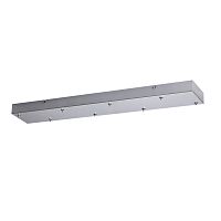 База 7X для линии SCROW, SHINY Odeon Light L-VISION ODL24 317 BASE серебристый/металл /82х15см  5058/SL