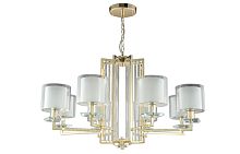 Люстра Crystal Lux NICOLAS NICOLAS SP-PL8 GOLD/WHITE