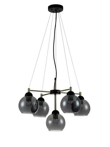 Подвесной светильник 11029/5P Black фото 3