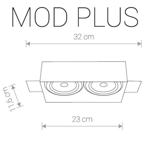 Встраиваемый светильник MOD PLUS 9407 фото 3