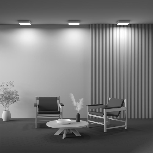 Потолочный светильник Maytoni C032CL-36W4K-SQ-W фото 7