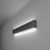 Линейный светодиодный накладной двусторонний светильник Elektrostandard 53см 20Вт 6500К черная шагрень 101-100-40-53