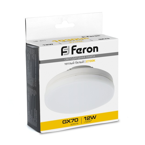 Лампа светодиодная Feron GX70 12W 2700K LB-471 48300 фото 3