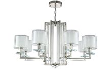 Люстра Crystal Lux NICOLAS SP-PL8 NICKEL/WHITE