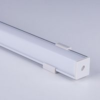 Квадратный угловой алюминиевый профиль для светодиодной ленты Elektrostandart LL-2-ALP009