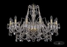 Люстра Bohemia Ivele Crystal 1411/12/300 G Leafs