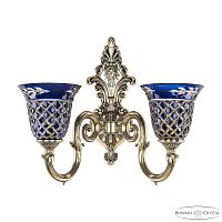 Бра Bohemia Ivele Crystal Verona 7203B13/2/175 GB P2 U Amber-Blue/H-1J