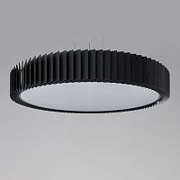 Подвесной светильник Woodled Rotor Chandelier 1000 , дуб черный , на струнном подвесе R-03-1000
