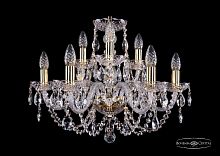 Подвесная люстра Bohemia Ivele Crystal 1406/6+3/195 G
