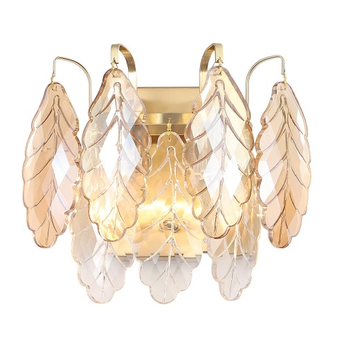 Бра Crystal Lux TREVI AP2 BRASS фото 4