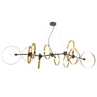 Люстра Crystal Lux ARMONICA ARMONICA SP8 BLACK/BRASS V1