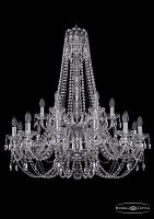 Люстра Bohemia Ivele Crystal 1406/12+6/300/h-95/2d Ni