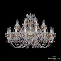 Люстра Bohemia Ivele Crystal 1406/16+8/360 G K777
