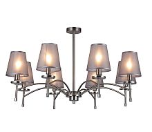 Люстра на штанге Escada FAITH 694/8PL E14*40W Nickel