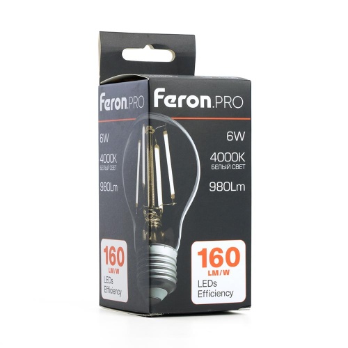 Лампа светодиодная Feron 6W E27 4000K 48890 фото 9
