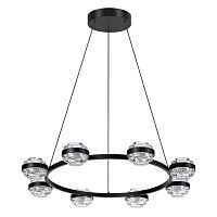 Люстра Odeon Light L-VISION ODL24 391 KLOT чёрный/металл/акрил LED 50W 4000K 4310лм  5031/50L