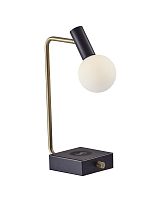 Настольная лампа LH Mirror Home Ньют с беспроводной зарядкой LHLTL231123JI