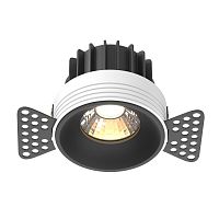 Встраиваемый светильник Maytoni Round DL058-12W3K-TRS-B