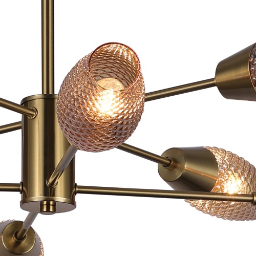 Люстра на штанге Escada DESIRE 10165/8PL Copper фото 6