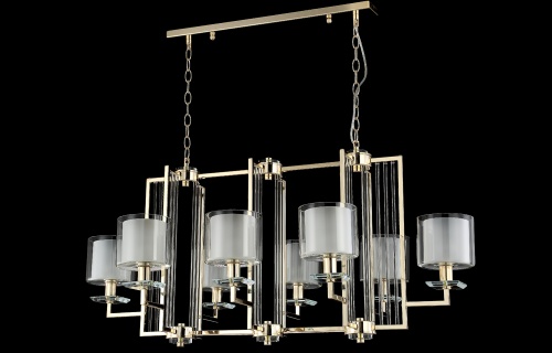 Люстра Crystal Lux NICOLAS SP8 L1000 GOLD/WHITE фото 4