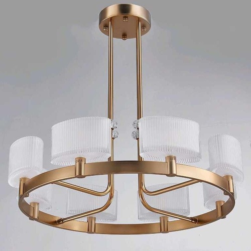 Подвесная люстра Newport 4338/PL gold фото 4