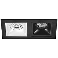 Комплект из светильников и рамки Lightstar Domino D5270607