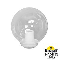 Уличный фонарь на столб Fumagalli GLOBE 250 белый, прозрачный G25.B25.000.WXF1R