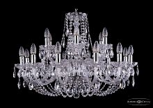 Люстра Bohemia Ivele Crystal 1406/12+6/300 Ni