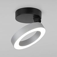 Накладной светодиодный светильник Elektrostandart Spila серебро 12W 4200К 25105/LED