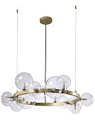 Люстра Crystal Lux AGATA SP15 V2 GOLD/TRANSPARENTE