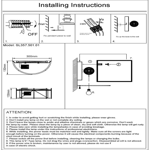 Бра Basic-3 SL357.501.01 фото 3