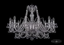 Люстра Bohemia Ivele Crystal 1411/12/300 Ni Balls